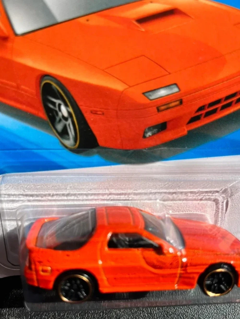 Hot Wheels 89 Mazda Savanna RX-7 FC3S Orange 112/250 HW J-Imports 5/10 Diecast
